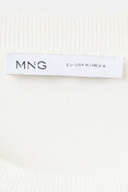 thumbnail: Mango Man regular fit T-shirt - naturel wit