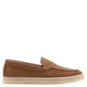 suède loafers - cognac