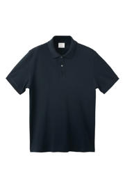 thumbnail: Mango Man regular fit gebreide polo - donkerblauw
