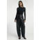Aaiko high waist barrel broek - zwart