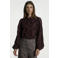 Aaiko gebloemde blouse - donkerrood
