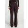 Aaiko wide leg broek - donkerrood