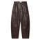 Aaiko barrel broek - donkerbruin