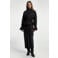 Aaiko midi rok met ceintuur - donkerblauw