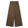 Aaiko high waist wide leg broek - olijfgroen