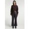 Aaiko acetate blouse - donkerrood