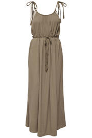thumbnail: JDY viscose maxi zomerjurk met borduursels - bruin