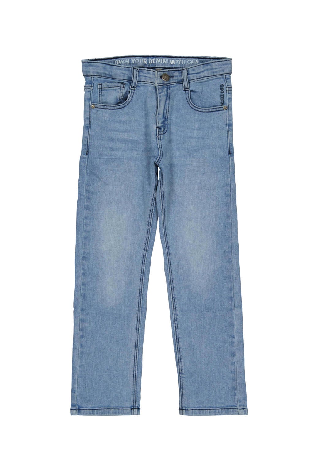 QPI regular fit jeans - mediumblauw