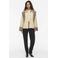 VILA geruite trenchcoat - beige