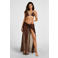 Hunkemöller Algarve pareo met stippen - bruin