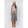 Lollys Laundry gilet met borduursels en print - meerkleurig