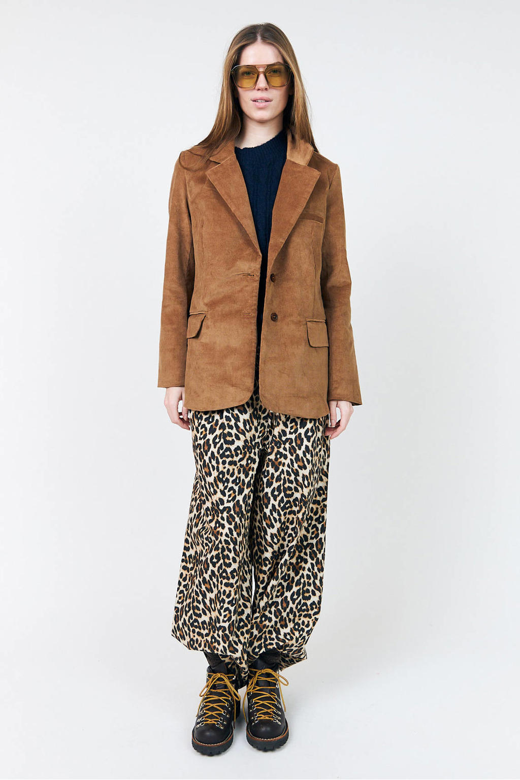 Lollys Laundry oversized blazer - camel
