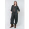 Lollys Laundry high waist ballon broek met wol - grijs