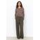 Soyaconcept wide leg joggingbroek - donkergroen