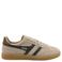 Gola Viper leren suède sneakers - beige/donkergroen