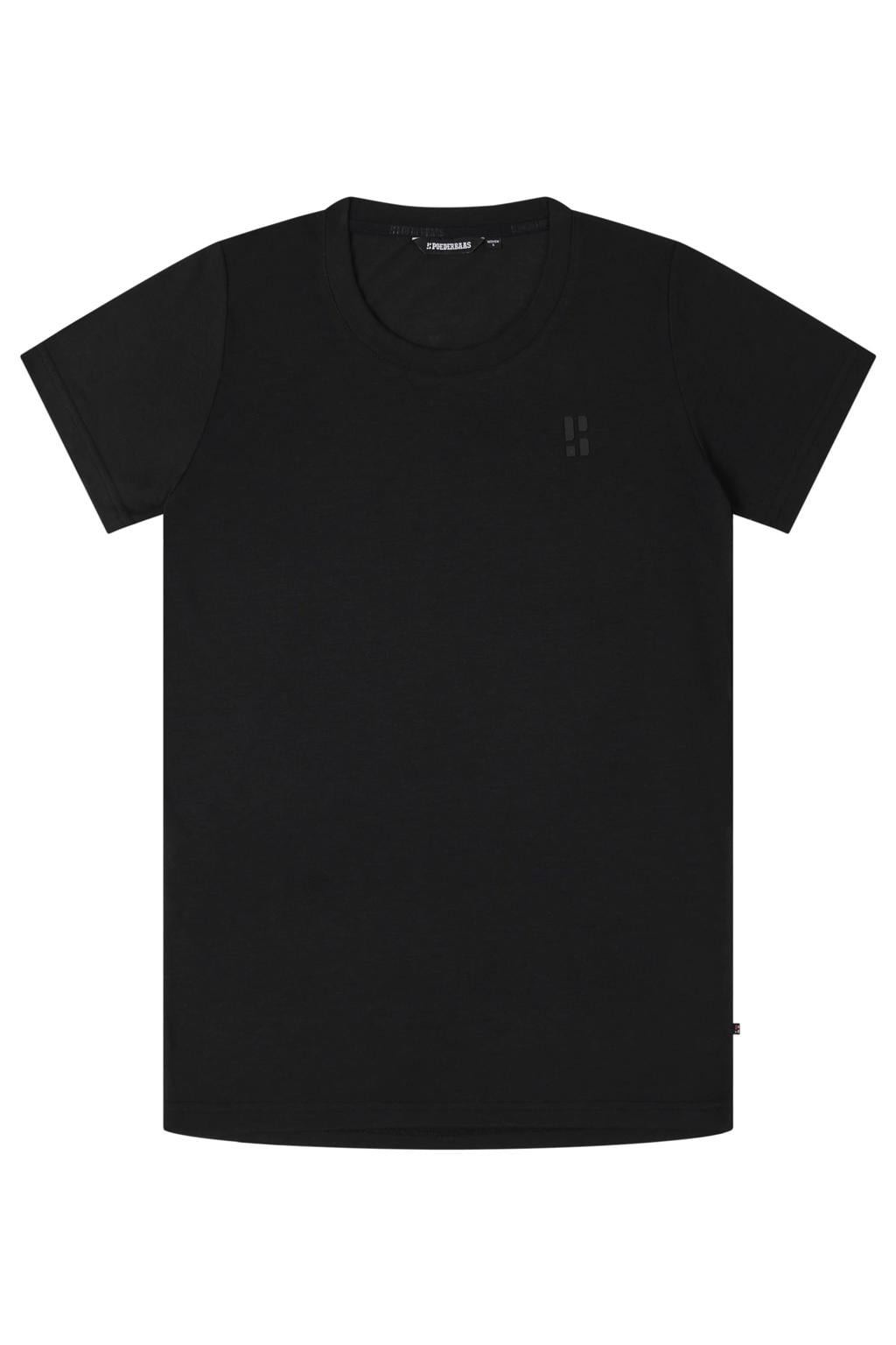 Poederbaas outdoor T-shirt - zwart