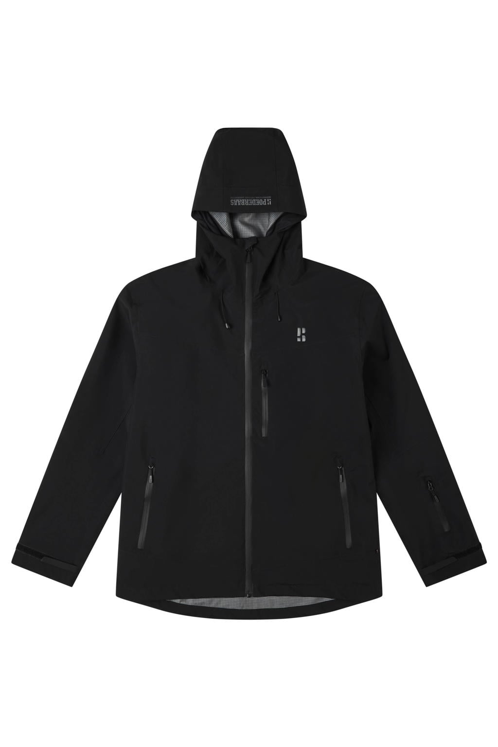 Poederbaas outdoor jas - zwart