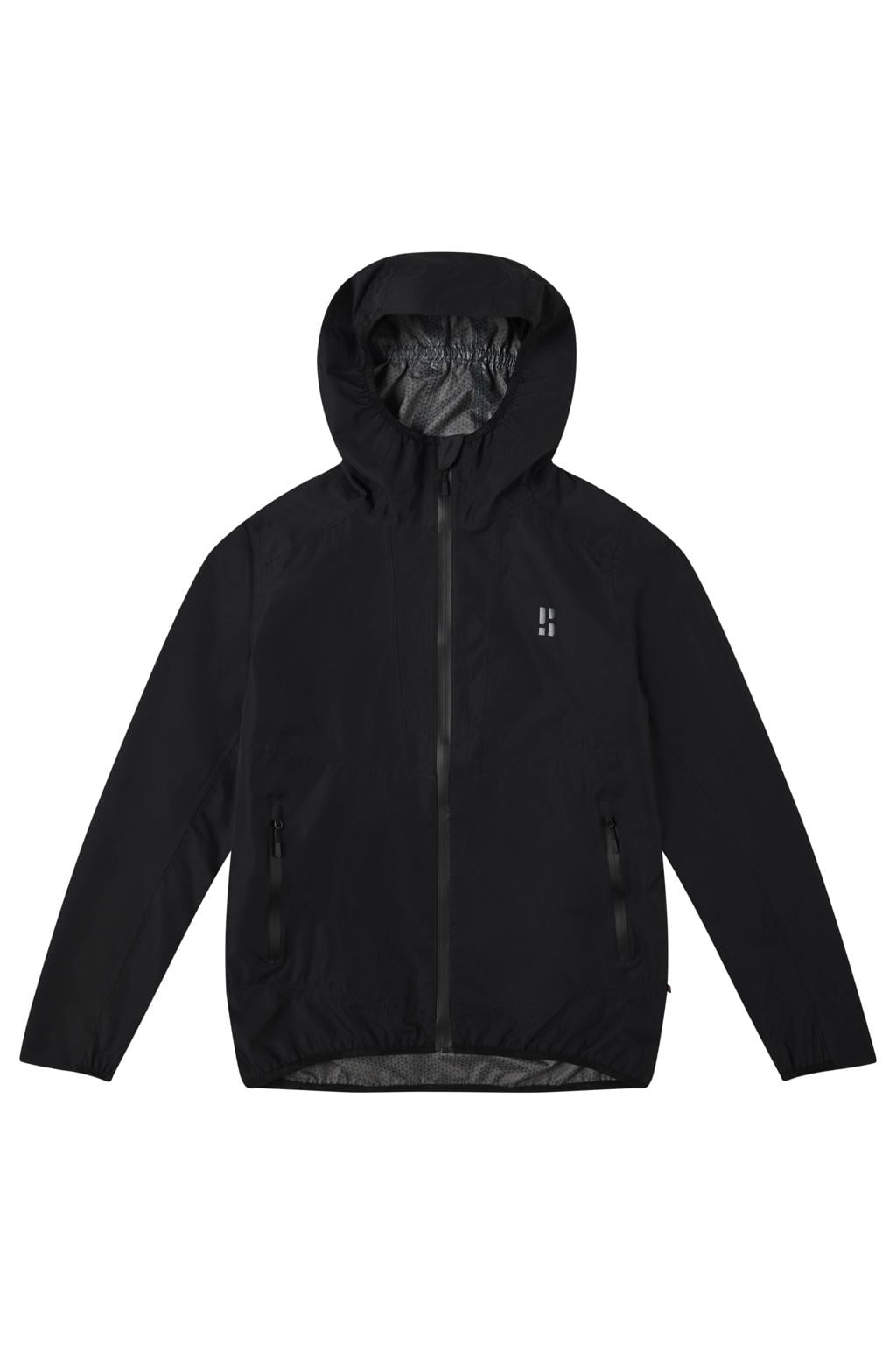 Poederbaas outdoorjas - zwart