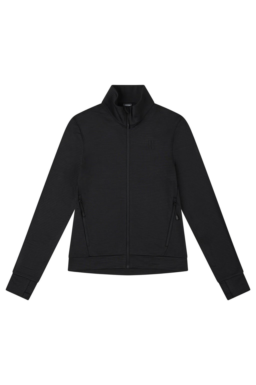 Poederbaas outdoorjas - zwart