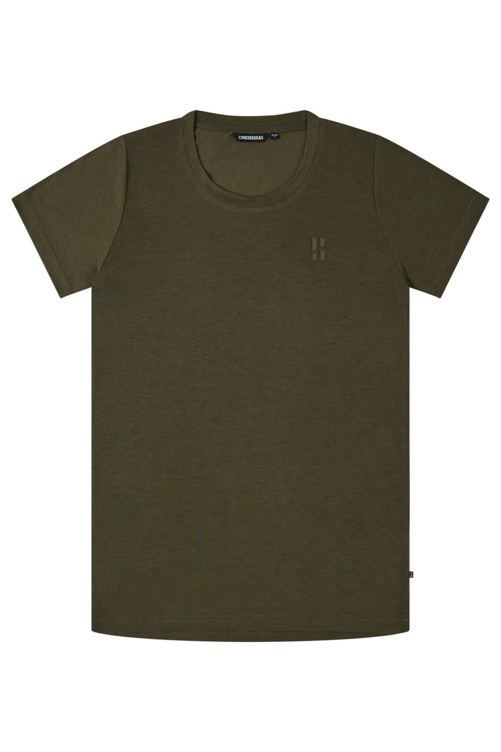 Poederbaas outdoor T-shirt - olijfgroen
