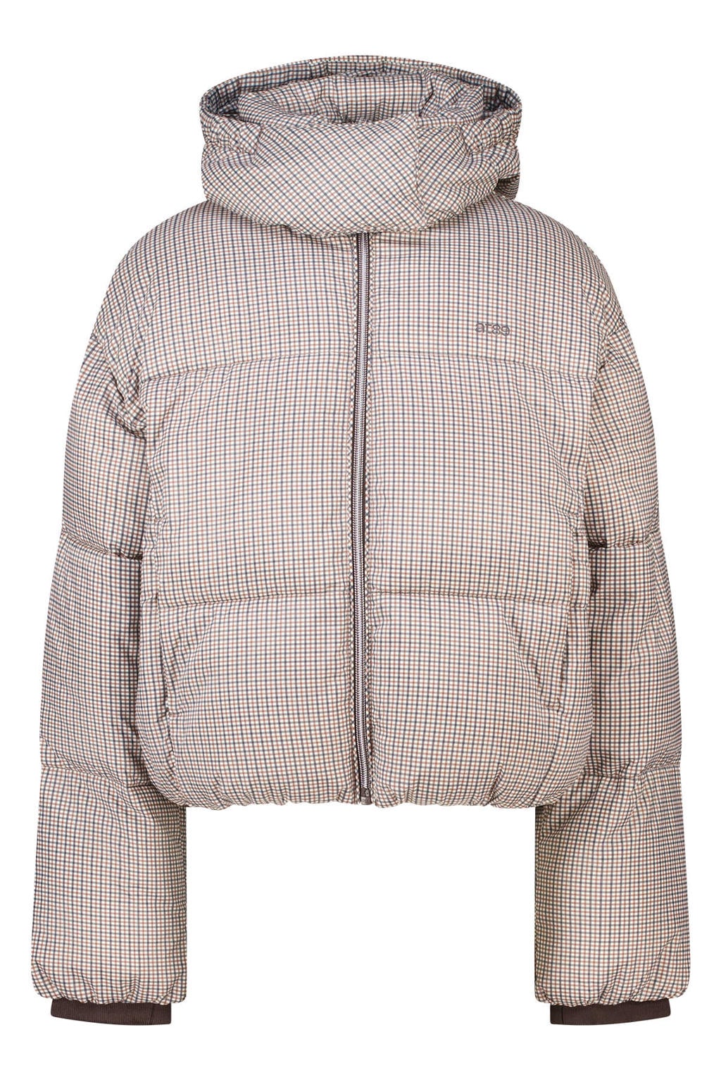 America Today geruite winterjas - beige