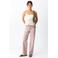 MANGO TEEN straight leg jeans met studs - roze