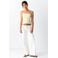 MANGO TEEN wide leg jeans - wit