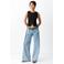 MANGO TEEN low waist wide leg jeans - lichtblauw