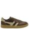Gola Hawk '83 leren sneakers - donkerbruin/ecru