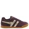 Gola Harrier Mirror suède sneakers - donkerbruin/goud