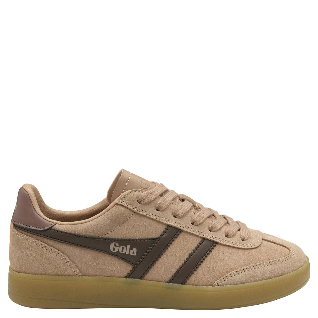 Beige dames Gola Viper suède sneakers - met veters