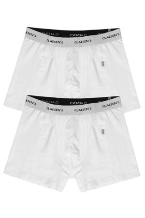Claesen's® - Boxershort Wit 2-packCL 2064-White-XXL