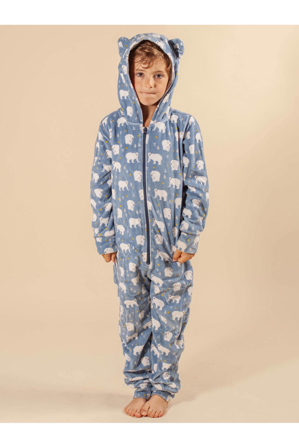 Claesen's Onesie Velours Polar Bear