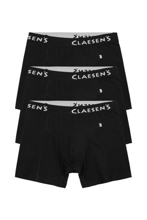 Claesen's® - Boxershort Zwart 3-PackCL 20823-Black-XXL
