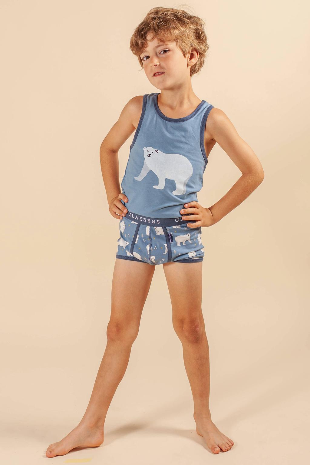 Claesen's Jongens Hemd 2-Pack Polar Bear