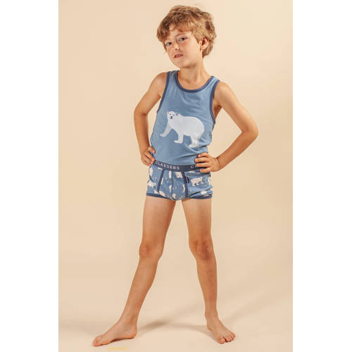 Claesen’s Jongens Hemd 2-Pack Polar Bear