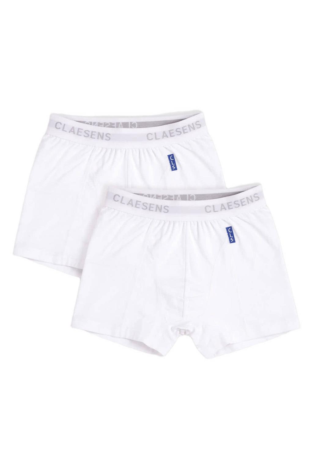 Claesen's Jongens Boxershort 2-Pack Wit