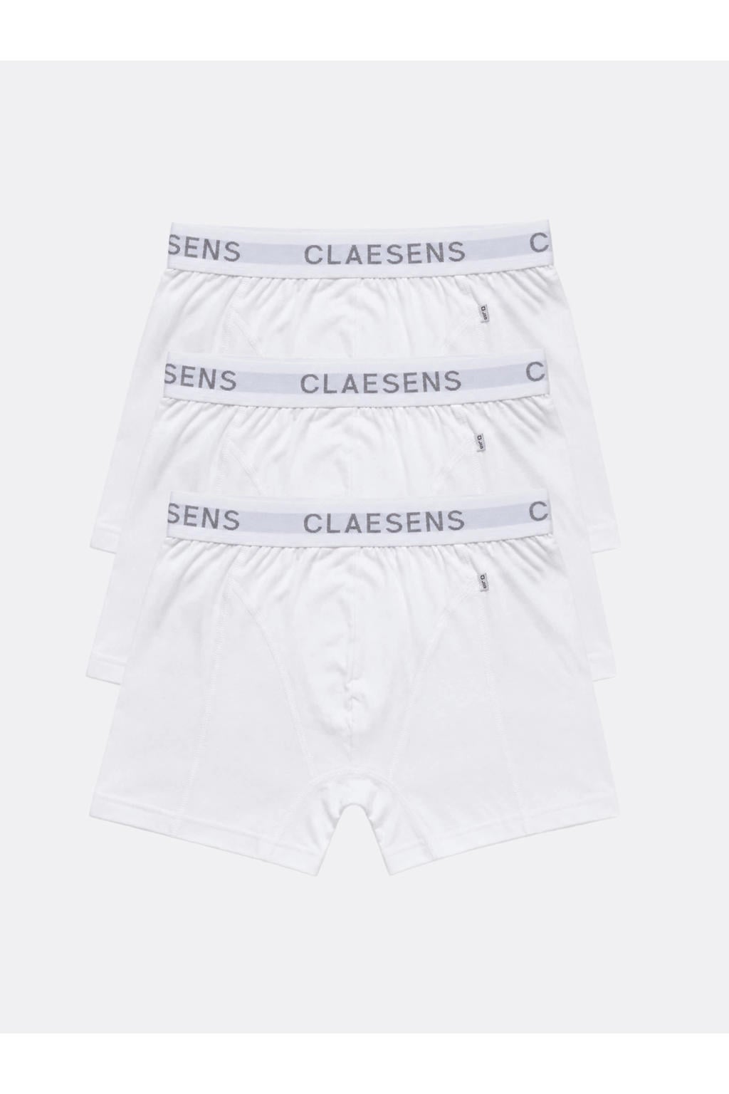 Claesen's Boxershort Wit 3-Pack