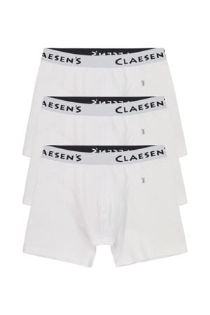 Claesen's® - Boxershort Wit 3-PackCL 20823-White-S