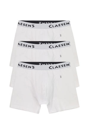 Claesen's® - Boxershort Wit 3-PackCL 20823-White-S