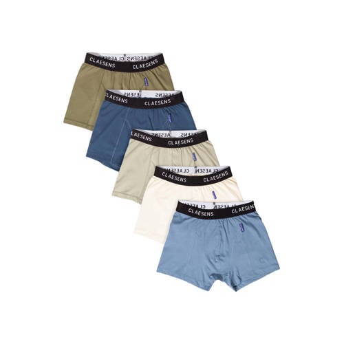Claesen’s Jongens Boxershort 5-Pack Multi Essentials