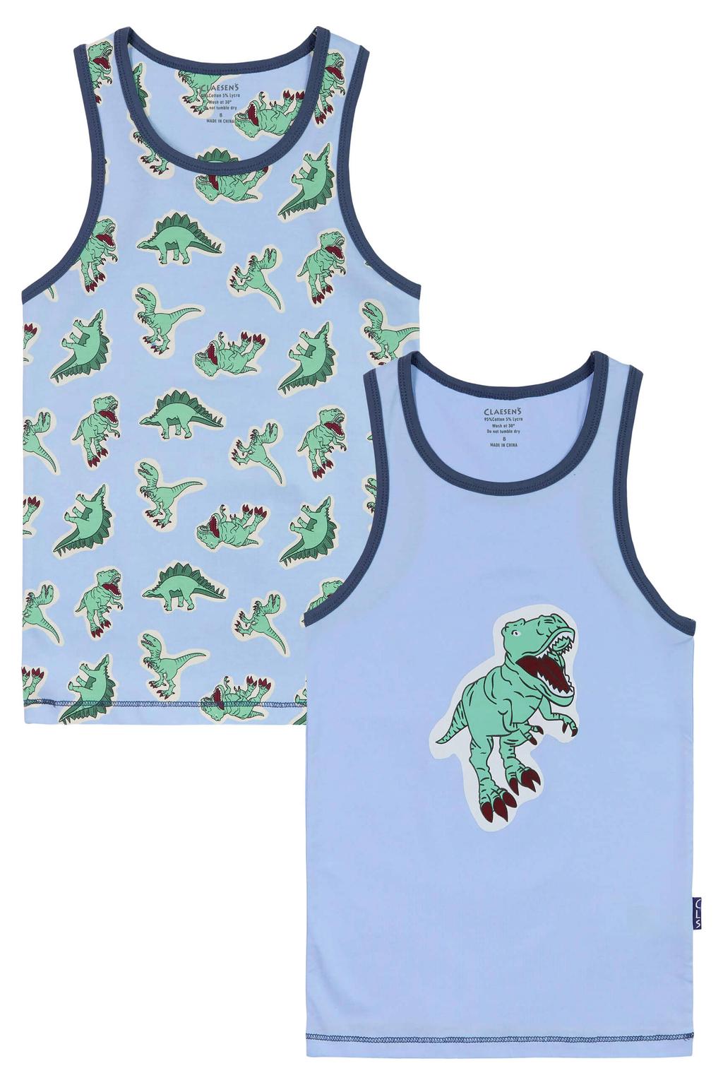 Claesen's Jongens Hemd 2-Pack Dino
