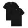 Claesen's Claesen's® - T-Shirt Zwart V-Neck Cotton/Lycra 2-PackCL 1223-Black-S