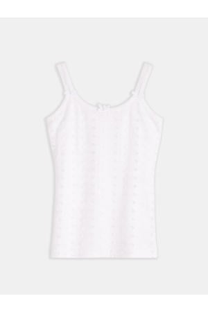 Meisjes Hemd Embroidery Wit
