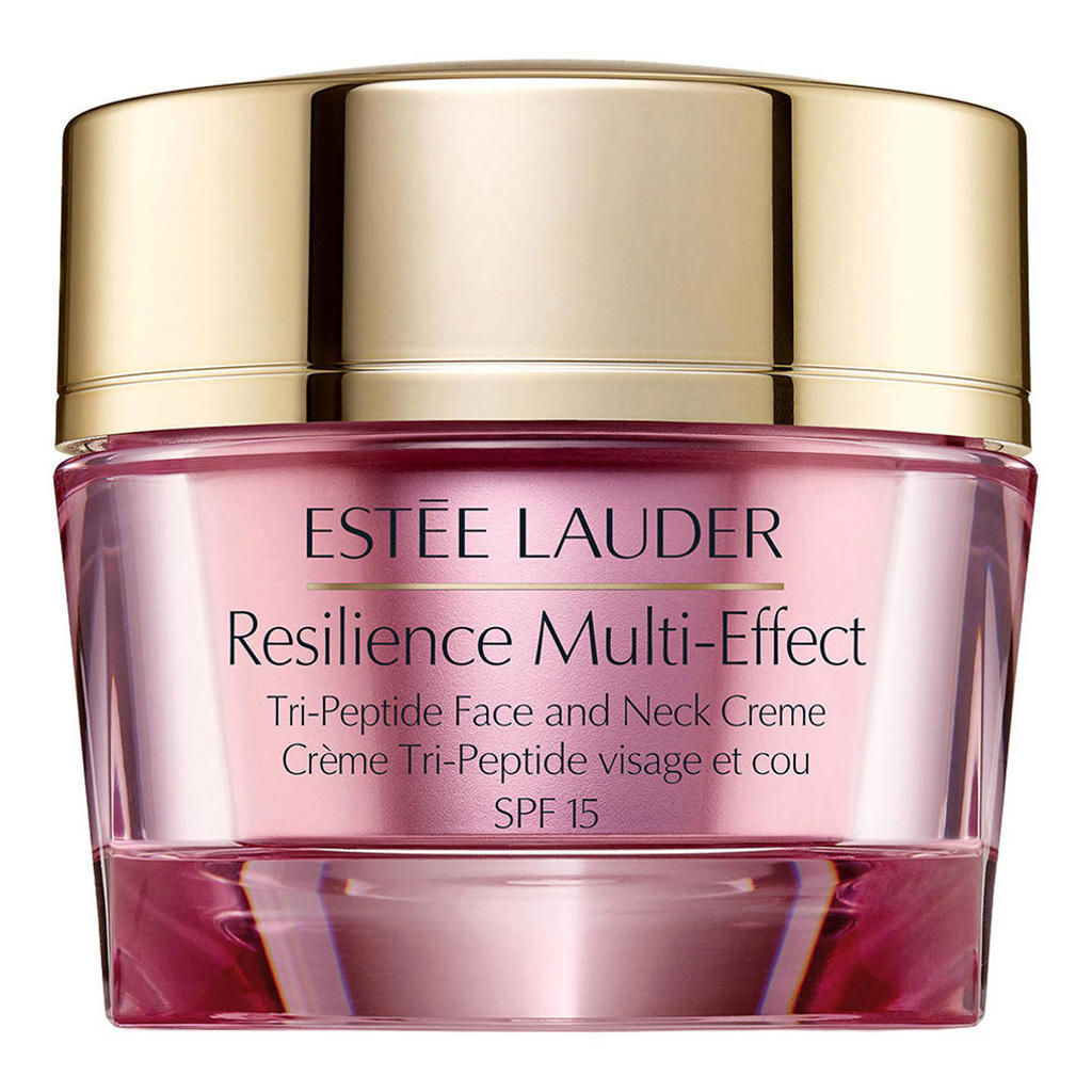 Estée Lauder Resilience Multi-Effect Tri-Peptide Face and Neck Creme SPF 15 voor Droge Huid