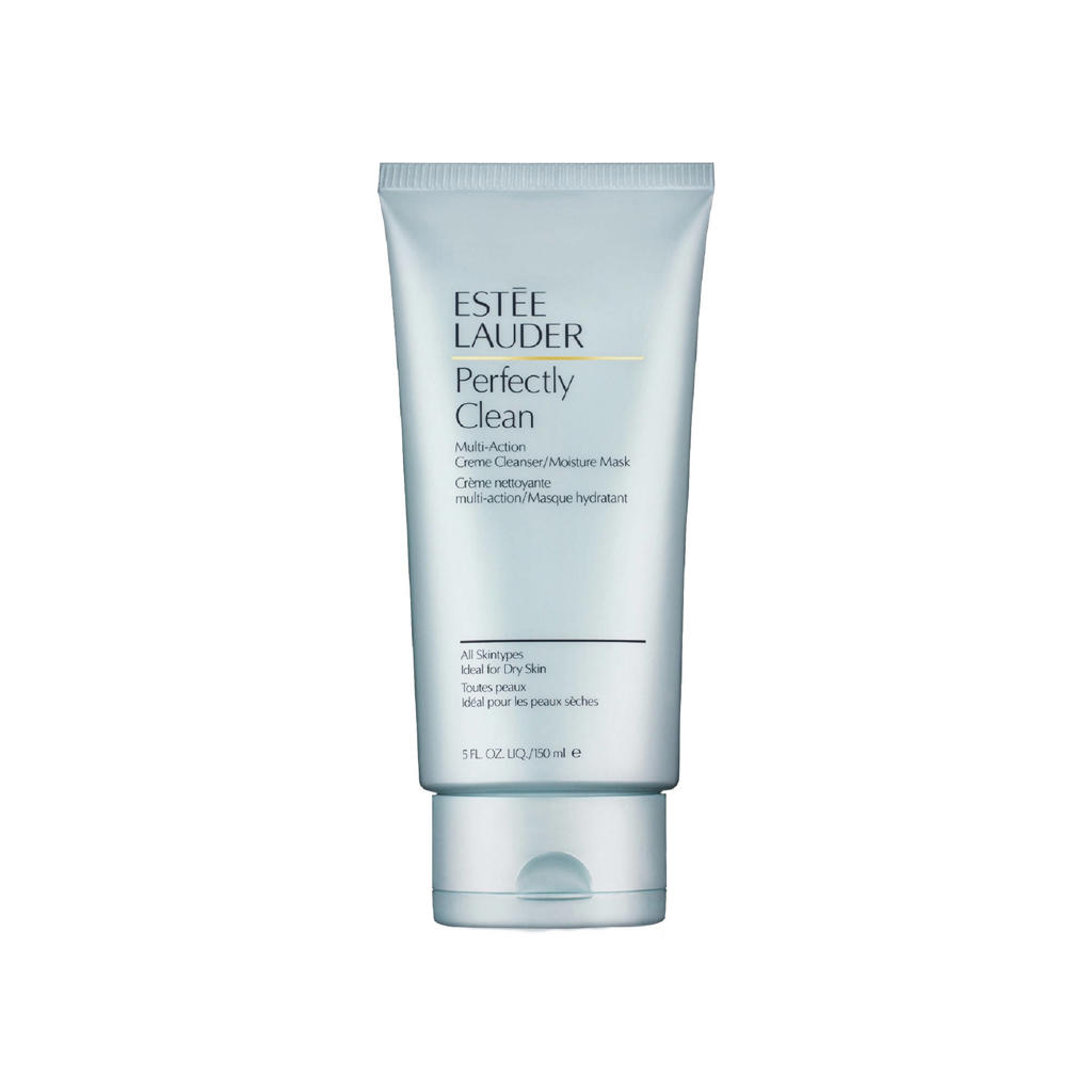 Estée Lauder Perfectly Clean Multi-Action Foam Cleanser/Purifying Mask voor Alle Huidtypes Ideaal voor Droge Huid
