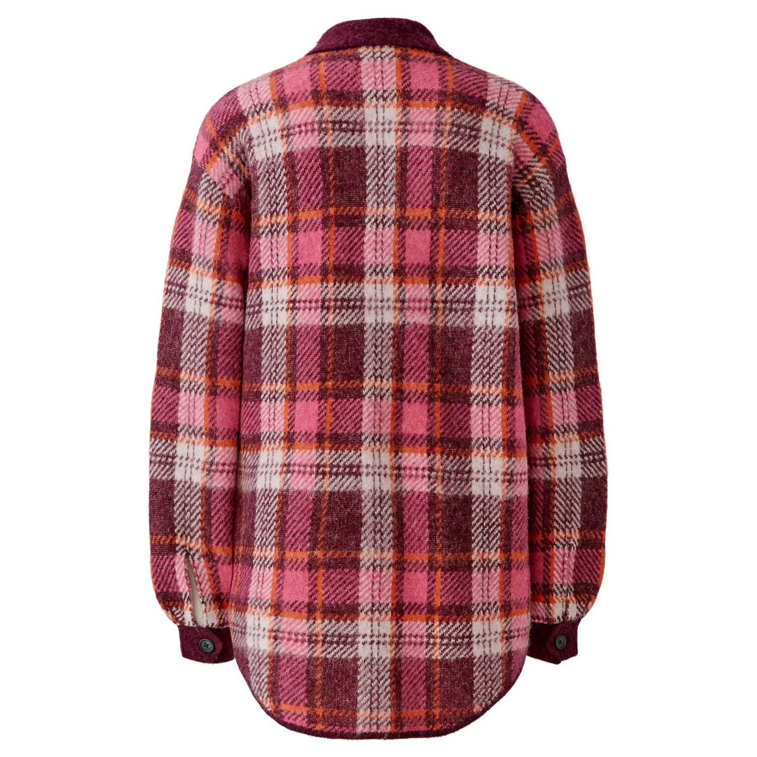 OUI blouse rood roze wit