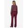 Didi regular fit travelstof broek - donkerrood