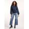 Didi gebloemde sweater - donkerblauw