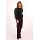 Didi sweater met borduursels - zwart